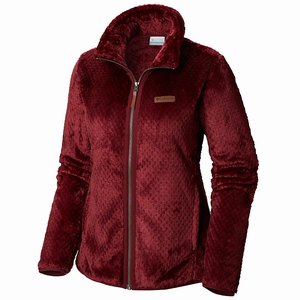 Columbia Fire Side™ II Sherpa Full Zip Skinna Dam Röda (YHDGL8523)